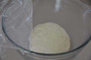 Basic White Bread Before First Rising