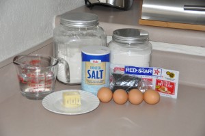 Challah Ingredients