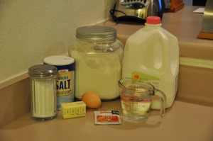 Yeast Griddle Cakes Ingredients