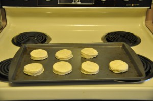 Baking Powder Bisuits Before Baking