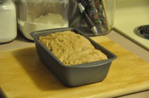 Myrtle Allen's Brown Bread Before Baking
