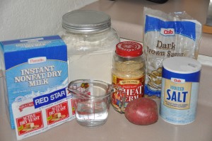 Carl Gohs' Bread Ingredients