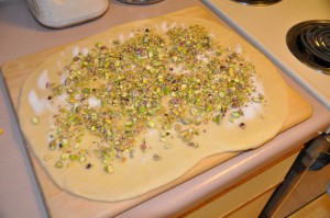 Pistachio Bread Dough