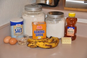 Banana Nut Bread Ingredients