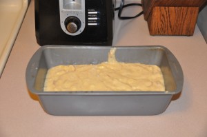 Banana Nut Bread Before Baking