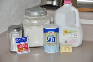 Basic Home-Style Bread Ingredients