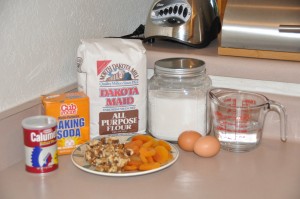 Apricot Bread Ingredients