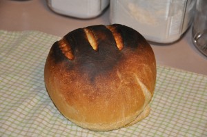 Broiled White Free-Form Loaf