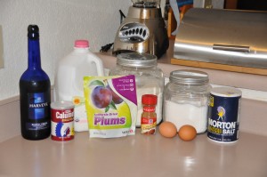 Prune Bread Ingredients