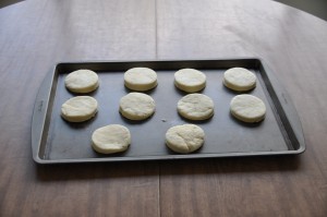 Cream Biscuits Before Baking
