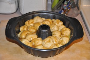 Monkey Bread After Second Rising