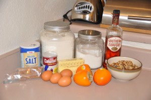 Persimmon Bread Ingredients