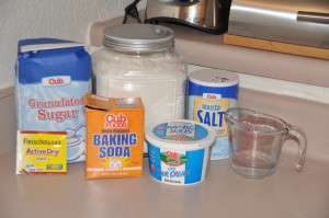 Sour-Cream Bread Ingredients