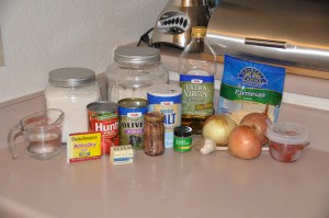 Pissaladiere Ingredients