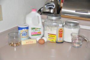 Water-Proofed Egg Twists Ingredients