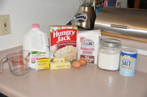 Refrigerator Potato Bread Ingredients