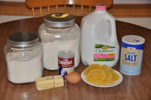 Quick Fruit Bread Ingredients