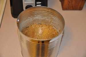 Boston Brown Bread Before Baking