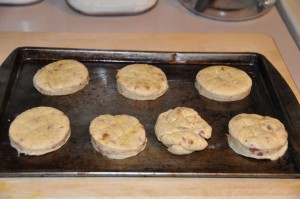 Crackling Biscuits Before Baking